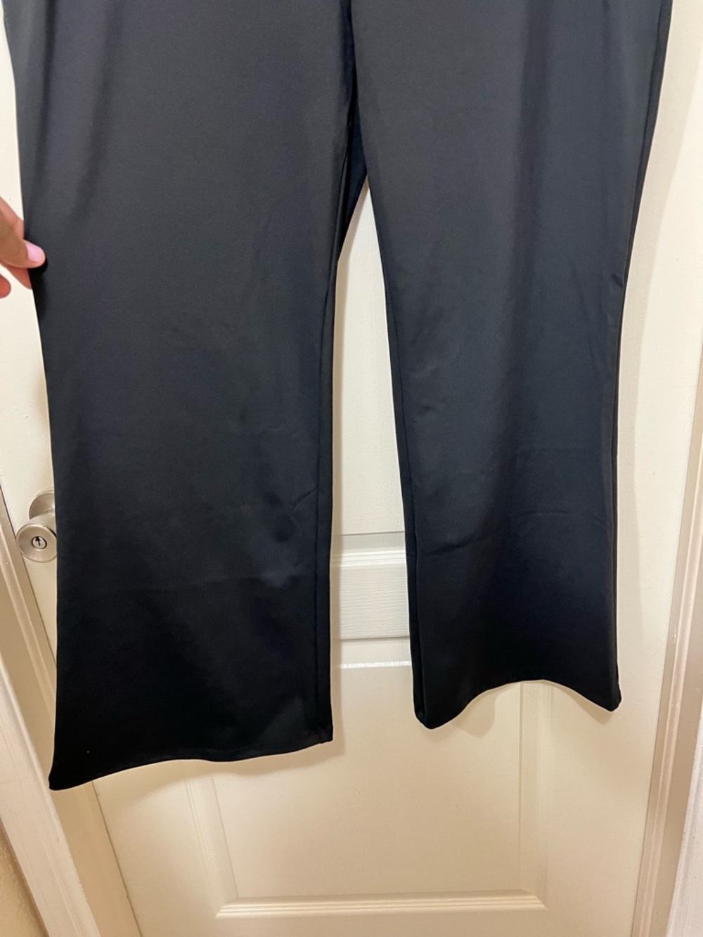Halara Flex™ DayStretch Mid Rise Side Zipper Pocket Work Flare Pants - Picture 8 of 9